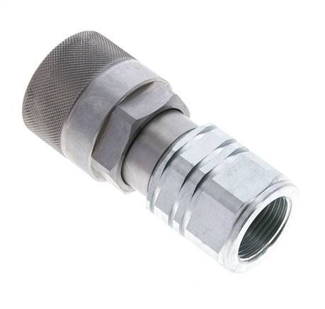 Acero DN 12.8 Enchufe hidráulico de cara plana G 3/4 pulgadas rosca hembra ISO 16028 D M36 x 2