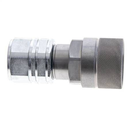 Acero DN 12.8 Enchufe hidráulico de cara plana G 3/4 pulgadas rosca hembra ISO 16028 D M36 x 2