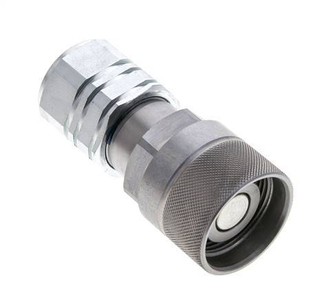 Acero DN 12.8 Enchufe hidráulico de cara plana G 3/4 pulgadas rosca hembra ISO 16028 D M36 x 2