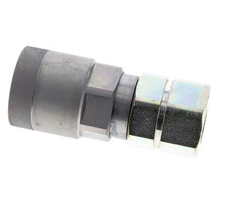 Acero DN 15 Enchufe hidráulico de cara plana G 3/4 pulgadas rosca hembra ISO 16028 D M43 x 2