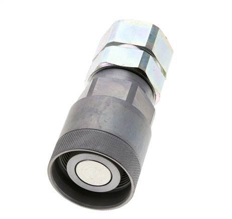 Acero DN 15 Enchufe hidráulico de cara plana G 3/4 pulgadas rosca hembra ISO 16028 D M43 x 2