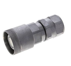 Steel DN 15 Flat Face Hydraulic Plug G 1 inch Female Threads ISO 16028 D M43 x 2