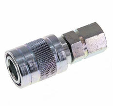 Acero DN 6.3 Acoplamiento hidráulico Enchufe G 1/4 pulgadas Rosca hembra ISO 7241-1 A D 12mm