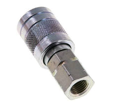 Acero DN 6.3 Acoplamiento hidráulico Enchufe G 1/4 pulgadas Rosca hembra ISO 7241-1 A D 12mm