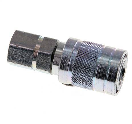 Acero DN 6.3 Acoplamiento hidráulico Enchufe G 1/4 pulgadas Rosca hembra ISO 7241-1 A D 12mm