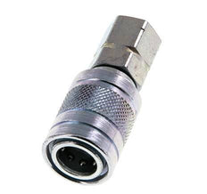 Acero DN 6.3 Acoplamiento hidráulico Enchufe G 1/4 pulgadas Rosca hembra ISO 7241-1 A D 12mm
