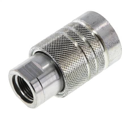 Acoplamiento hidráulico de acero DN 10 Toma G 3/8 pulgadas rosca hembra ISO 7241-1 A D 16mm