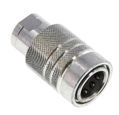 Acoplamiento hidráulico de acero DN 10 Toma G 3/8 pulgadas rosca hembra ISO 7241-1 A D 16mm
