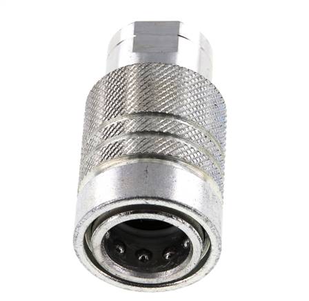 Acoplamiento hidráulico de acero DN 10 Toma G 3/8 pulgadas rosca hembra ISO 7241-1 A D 16mm