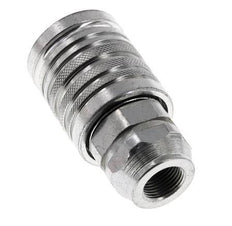 Acero DN 12.5 Acoplamiento hidráulico Toma G 3/8 pulgadas rosca hembra ISO 7241-1 A D 20.5mm