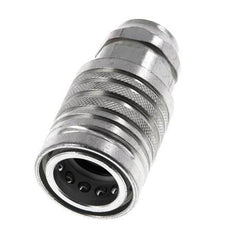 Acero DN 12.5 Acoplamiento hidráulico Toma G 3/8 pulgadas rosca hembra ISO 7241-1 A D 20.5mm