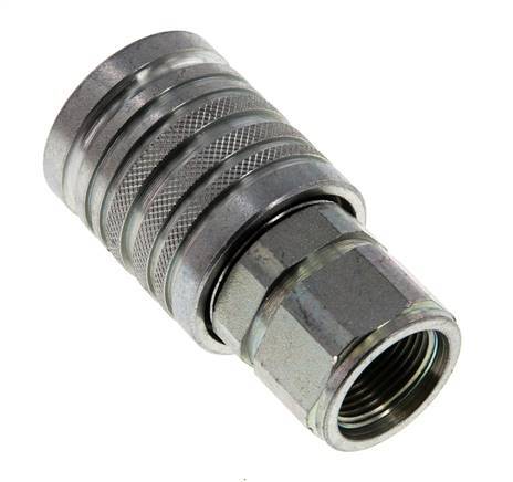 Acero DN 12.5 Acoplamiento hidráulico Toma M22x1.5 Rosca hembra ISO 7241-1 A D 20.5mm