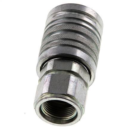 Acero DN 12.5 Acoplamiento hidráulico Toma M22x1.5 Rosca hembra ISO 7241-1 A D 20.5mm
