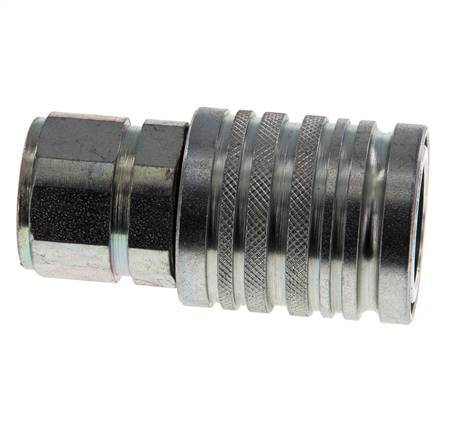 Acero DN 12.5 Acoplamiento hidráulico Toma M22x1.5 Rosca hembra ISO 7241-1 A D 20.5mm