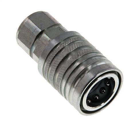 Acero DN 12.5 Acoplamiento hidráulico Toma M22x1.5 Rosca hembra ISO 7241-1 A D 20.5mm