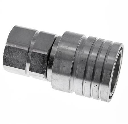 Acero DN 25 Acoplamiento hidráulico Enchufe G 1 pulgada Rosca hembra ISO 7241-1 A D 34,3mm