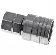 Acero DN 25 Acoplamiento hidráulico Enchufe G 1 pulgada Rosca hembra ISO 7241-1 A D 34,3mm