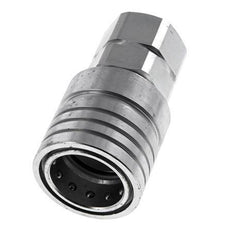 Acero DN 25 Acoplamiento hidráulico Enchufe G 1 pulgada Rosca hembra ISO 7241-1 A D 34,3mm