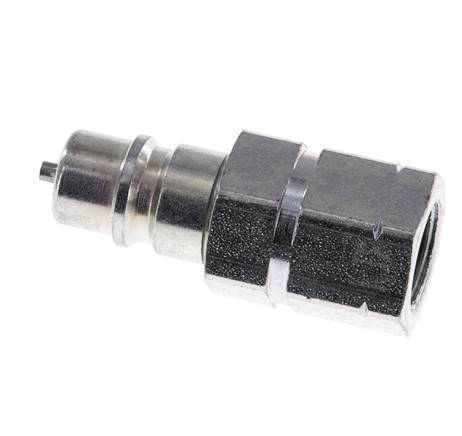 Acero DN 6.3 Acoplamiento hidráulico Enchufe G 1/4 de pulgada rosca hembra ISO 7241-1 A D 12mm