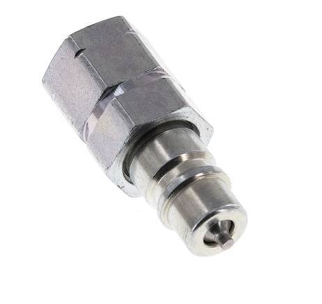 Acero DN 6.3 Acoplamiento hidráulico Enchufe G 1/4 de pulgada rosca hembra ISO 7241-1 A D 12mm