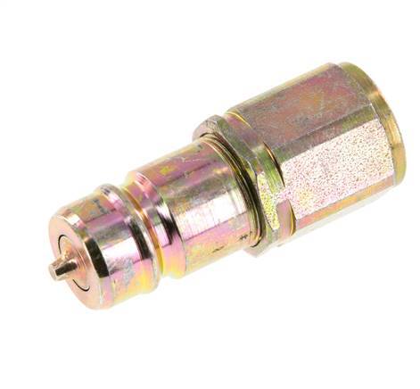 Acero DN 10 Acoplamiento hidráulico Enchufe M16x1,5 Rosca hembra ISO 7241-1 A D 17,3mm