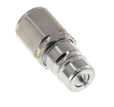 Acero DN 10 Acoplamiento hidráulico Enchufe M18x1,5 Rosca hembra ISO 7241-1 A D 17,3mm