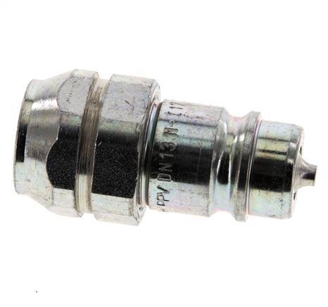 Acero DN 12.5 Acoplamiento hidráulico Enchufe G 3/8 pulgadas rosca hembra ISO 7241-1 A D 20.5mm