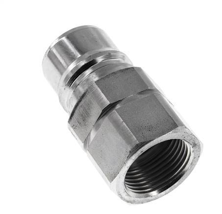 Acero DN 25 Acoplamiento hidráulico Enchufe G 1 pulgada Rosca hembra ISO 7241-1 A D 34,3mm