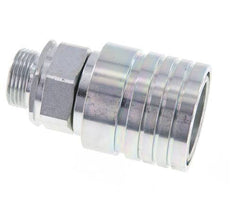 Acero DN 25 Acoplamiento hidráulico Enchufe 22 mm L Anillo de compresión ISO 7241-1 A/8434-1 D 34,3mm