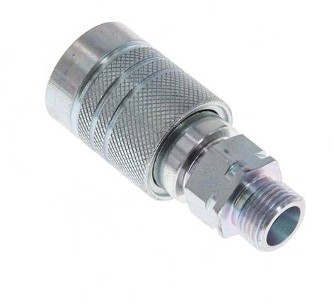 Acero DN 10 Acoplamiento hidráulico Enchufe 10 mm S Anillo de compresión ISO 7241-1 A/8434-1 D 17,3mm