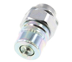 Acero DN 25 Acoplamiento hidráulico Tapón 22 mm L Anillo de compresión ISO 7241-1 A/8434-1 D 34,3mm