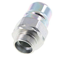Acero DN 25 Acoplamiento hidráulico Tapón 22 mm L Anillo de compresión ISO 7241-1 A/8434-1 D 34,3mm