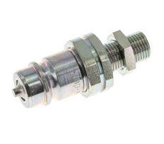 Acero DN 12.5 Acoplamiento hidráulico Tapón 10 mm L Anillo de compresión Mampara ISO 7241-1 A/8434-1 D 20.5mm