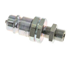 Acero DN 12.5 Acoplamiento hidráulico Tapón 10 mm L Anillo de compresión Mampara ISO 7241-1 A/8434-1 D 20.5mm