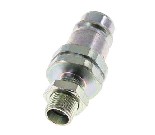 Acero DN 12.5 Acoplamiento hidráulico Tapón 10 mm L Anillo de compresión Mampara ISO 7241-1 A/8434-1 D 20.5mm