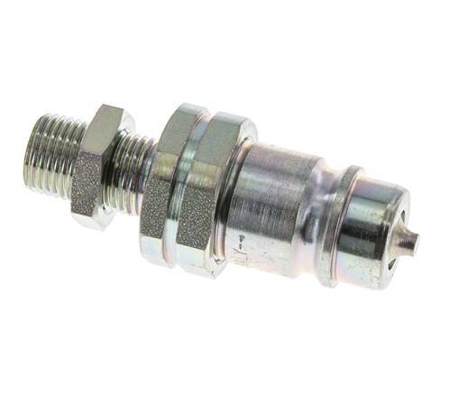 Acero DN 12.5 Acoplamiento hidráulico Tapón 10 mm L Anillo de compresión Mampara ISO 7241-1 A/8434-1 D 20.5mm
