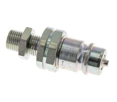 Acero DN 12.5 Acoplamiento hidráulico Tapón 10 mm L Anillo de compresión Mampara ISO 7241-1 A/8434-1 D 20.5mm