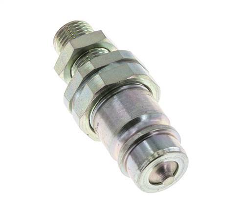 Acero DN 12.5 Acoplamiento hidráulico Tapón 10 mm L Anillo de compresión Mampara ISO 7241-1 A/8434-1 D 20.5mm