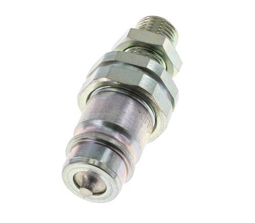 Acero DN 12.5 Acoplamiento hidráulico Tapón 10 mm L Anillo de compresión Mampara ISO 7241-1 A/8434-1 D 20.5mm