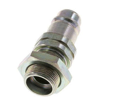 Acero DN 12,5 Acoplamiento hidráulico Tapón 18 mm L Anillo de compresión Mampara ISO 7241-1 A/8434-1 D 20,5mm