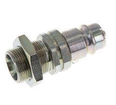 Acero DN 12,5 Acoplamiento hidráulico Tapón 18 mm L Anillo de compresión Mampara ISO 7241-1 A/8434-1 D 20,5mm