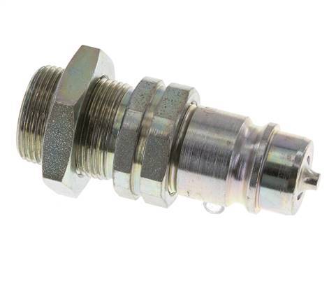 Acero DN 12,5 Acoplamiento hidráulico Tapón 18 mm L Anillo de compresión Mampara ISO 7241-1 A/8434-1 D 20,5mm