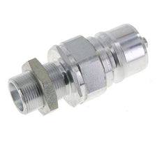 Acero DN 25 Acoplamiento hidráulico Tapón 18 mm L Anillo de compresión Mampara ISO 7241-1 A/8434-1 D 34,3mm