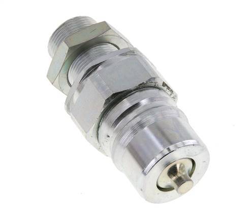 Acero DN 25 Acoplamiento hidráulico Tapón 18 mm L Anillo de compresión Mampara ISO 7241-1 A/8434-1 D 34,3mm