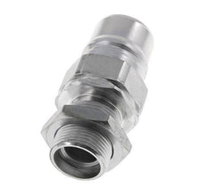 Acero DN 25 Acoplamiento hidráulico Tapón 22 mm L Anillo de compresión Mampara ISO 7241-1 A/8434-1 D 34,3mm