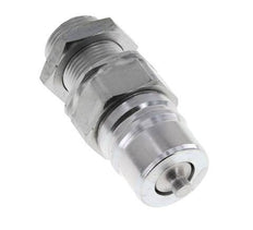 Acero DN 25 Acoplamiento hidráulico Tapón 22 mm L Anillo de compresión Mampara ISO 7241-1 A/8434-1 D 34,3mm