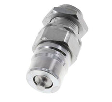 Acero DN 25 Acoplamiento hidráulico Tapón 22 mm L Anillo de compresión Mampara ISO 7241-1 A/8434-1 D 34,3mm