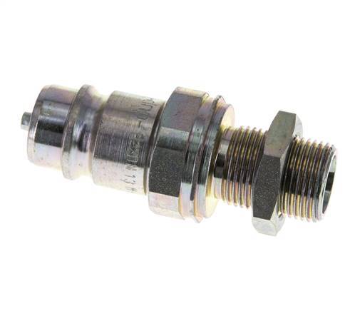 Acero DN 12.5 Acoplamiento hidráulico Tapón 12 mm S Anillo de compresión Mampara ISO 7241-1 A/8434-1 D 20.5mm