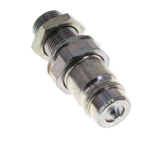 Acero DN 12.5 Acoplamiento hidráulico Tapón 12 mm S Anillo de compresión Mampara ISO 7241-1 A/8434-1 D 20.5mm