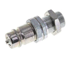 Acero DN 12,5 Acoplamiento hidráulico Tapón 14 mm S Anillo de compresión Mampara ISO 7241-1 A/8434-1 D 20,5mm